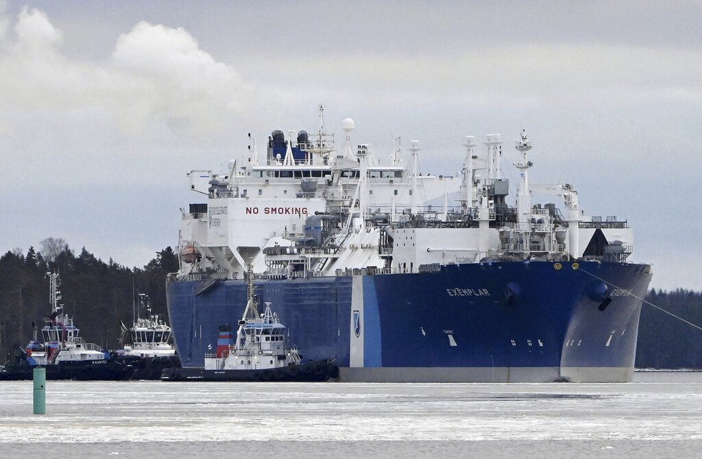 Wed. 847 a.m. Finland gets floating LNG terminal to replace Russian